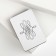 Magnetic needle "Ornament No. 1", 8 × 5.5 cm, beige color