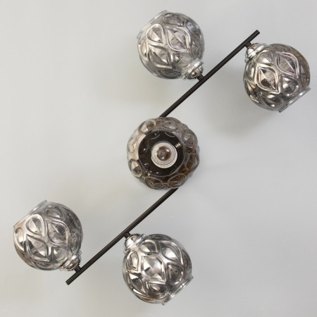 Sylvia chandelier 5he27 40w Black 67x26 cm Bayerlux-3