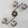 Sylvia chandelier 5he27 40w Black 67x26 cm Bayerlux