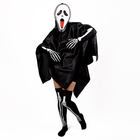 Carnival set for Halloween "Death", adult, black color