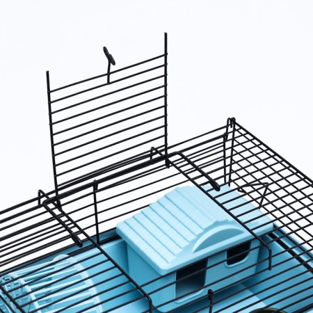 Mini cell for rodents "Pijon" No. 1, equipped, 27 x 15 x 13 cm, turquoise-3