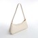Bag Women's Baget with a zipper, white color