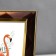 Photo frame plastic 15x20 cm "Line-diagonal on chocolate, double gold frame" 24.7x19.8 cm 53759