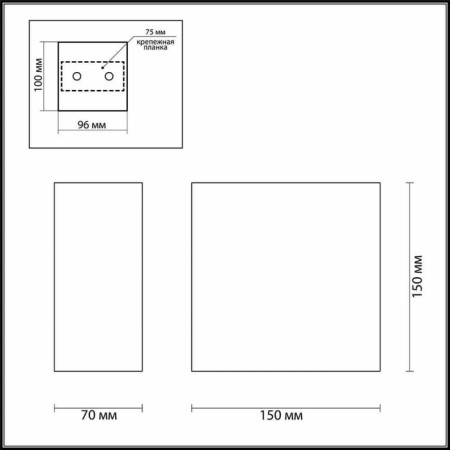Bra Gips, 25W G9, white color-1