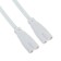 Connective wire for lamps, connector l/n, 50 cm, white