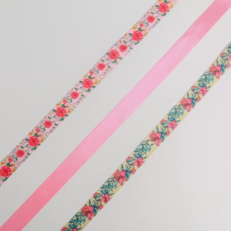 A set of satin ribbons "Lilia" 14 x 19 cm, 3 pcs.-3