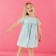 Children's dress with KAFTAN pocket, p. 34 (122-128), mint