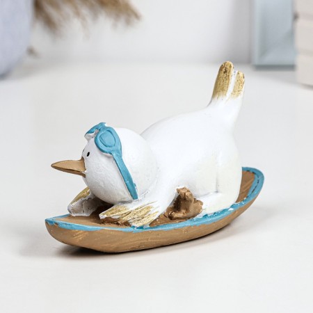 Figure "Penguin on Bord" 14x5.5x7.5cm-1