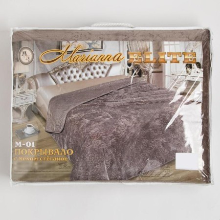Elite blanket with fur, 160x220 cm-3