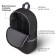 Staff trip universal backpack, 2 pockets, black with gray details, 40x27x15.5cm, 270787