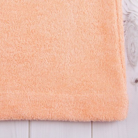 Women's bathrobe, size 46, white/peach, Makra-4