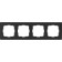 Frame for 4 posts WL04-FRAME-04-BLACK, Black color