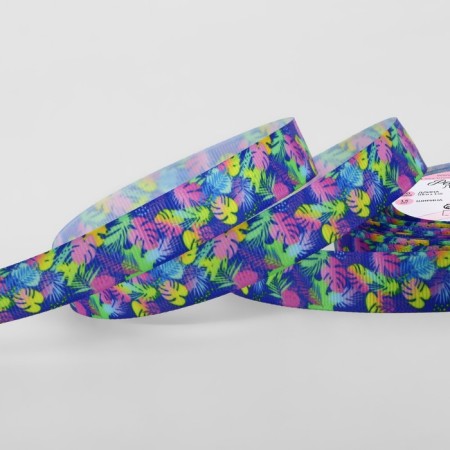 Republic tape "Neon tropics", 15 mm, 18 ± 1 m, multi -colored