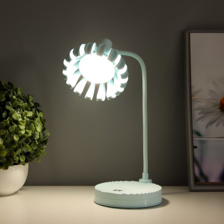 Sandy table lamp LED 4W USB AKB Blue 11.7x14.5x18 cm-4