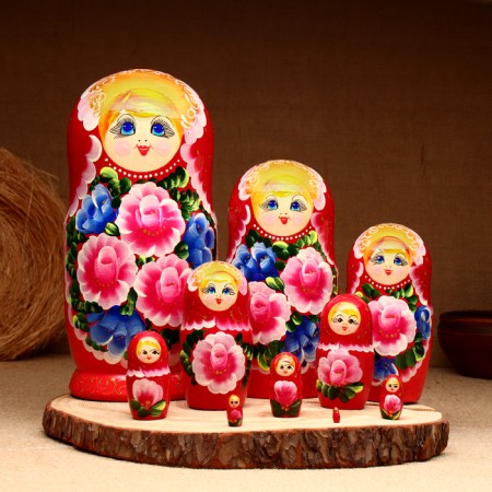 Domeshoshka 10-doll "Svetlana", 23-27 cm
