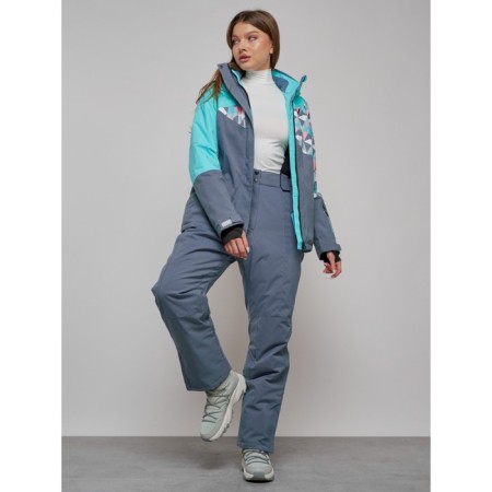 Ski suit, size 42, turquoise color-22