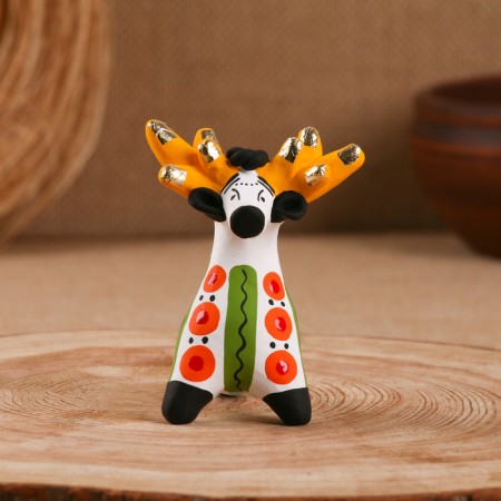 Dymkovo toy "Walnage Deer"-2