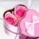 Soap roses, three -color, set of 3 pcs.