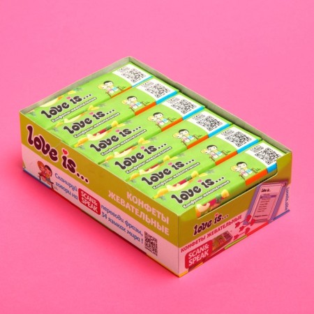 Chewing candies Love IS "melon-ananas", 20 g-2