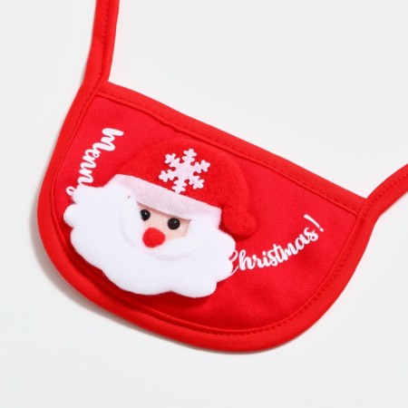 Dog collar "Santa", red-2