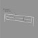 Small side fence for shelf 400, H-50 mm, zinc