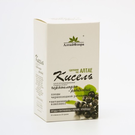Kisel dry vitaminized "sweet berry" black-fruited-rhubin 20 g