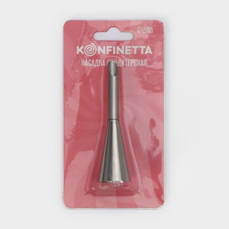 Confectionery nozzle for filling konfinetta "eclair", d = 2.4 cm, output d = 1.4 cm, stainless steel-3