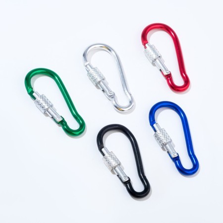 Carabiner with a coupling 4.5cm, mix