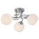Ceiling light ESCADA, 1119/3PL. 3x40W, e27, 470x470x220 mm, chromium color
