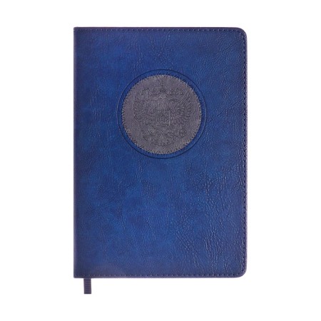 Diary Native A5, 144L Russia, TV Region, BL 80g/m2, blue+gray