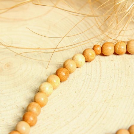 Rosary "Ball", D Shara = 10 mm, mix, juniper-2
