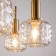 Ceiling lamp FREAA FR5366CL-07BS Fero, 800x800x550 mm, E14, 7x40W, brass color