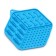 Rug for licking on suctions 18.5 x 15.5 cm, blue