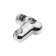 Holder of the watering can for the shower Zein Z92, spring, plastic, chrome