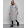 Coat insulated winter female, size 50, color gray