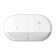 Double Dispenter for Tork Smartone toilet paper in mini-rolons, white color