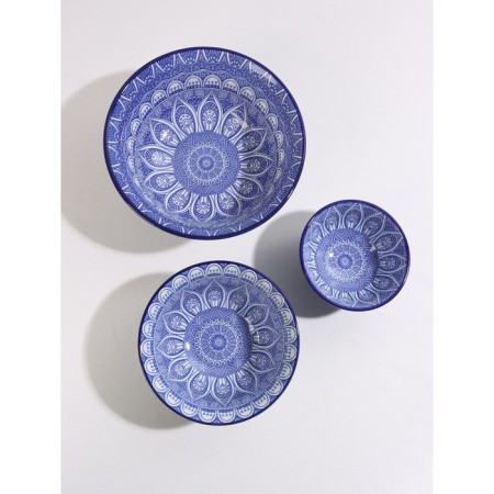Boronnik ceramic shade "Mavlon", 680 ml, d = 16 cm, blue color-4