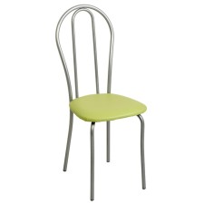 Vienna 2 chair, silver metallic/olive