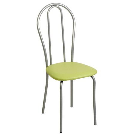 Vienna 2 chair, silver metallic/olive