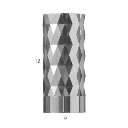 Denis Lamp GU10 Silver 5.5x5.5x12 cm-3