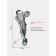 Stroller walking children's Rant Basic "Tango" RA352, folds on a cane, color Silver Grey