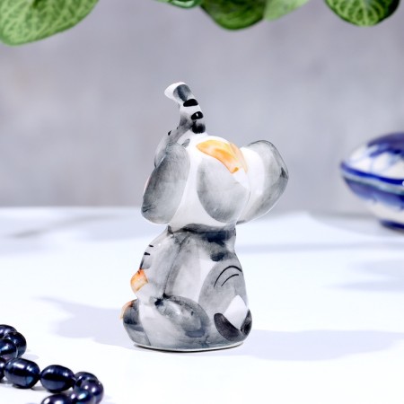 Souvenir "Elephant Ksyusha", porcelain, gzhel, color-2