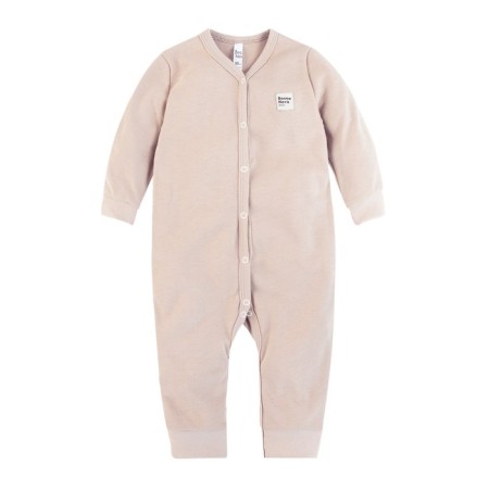 Overalls with open legs, height 62 cm, beige color-1