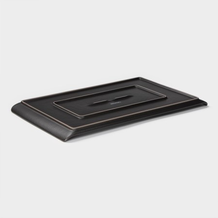 Magistro Black Style supply dish, 33.5 × 20.5 cm, porcelain, black color-2