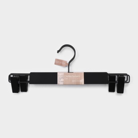 Pan for trousers and skirts with clamps, plastic Soft-Touch, 32.5x13 cm, 2 pcs-8