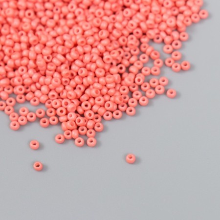 Glass bead 12/0 "salmon" 15 grams