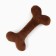 A toy for dogs with a bone of bone, brown