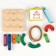 Geobord with wooden details and tasks "Mathematical tablet"