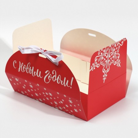 Box the team "Happy New Year", 28 x 18 x 8 cm, New Year-5