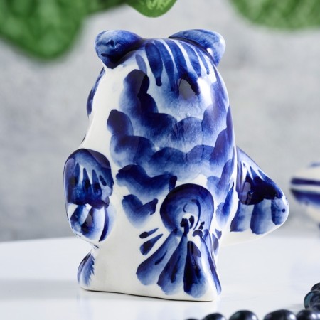 Souvenir "Owl Bol", Gzhel-1